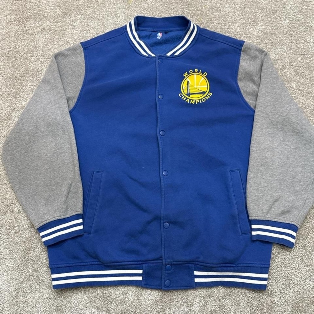 2015 Golden State Warriors NBA Finals Champions Fleece Jacket 2X Big & Tall